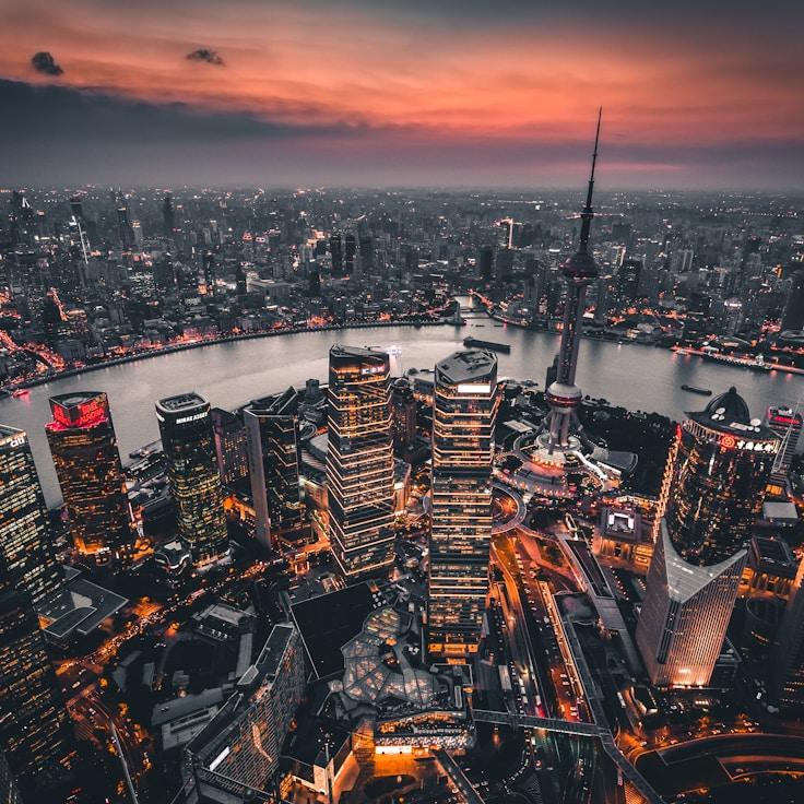 Sunset outdoors in United States